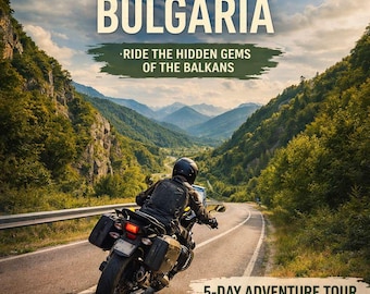 Rutas para motociclistas en Bulgaria / Ruta GPX de 5 días (autoguiada)