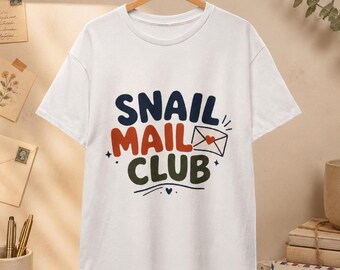 Snail Mail Club-shirt, T-shirt voor letterliefhebbers