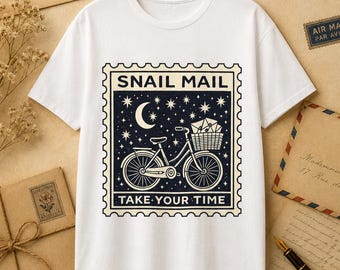 Neem de tijd T-shirt, letterliefhebber T-shirt, cadeau.