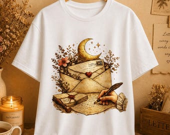 Traditioneel T-shirt van de Postal Club, het perfecte cadeau voor briefliefhebbers.