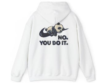 Sovande panda huvtröja | No You Do It. tröja
