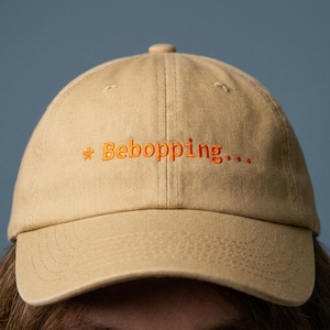 Bebopping... Embroidered Dad Hat | Code CLI, AI Humor, Vibe Coding
