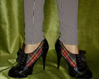 Scarpe Oxford vintage a quadri modello "Kadina" di Betsey Johnson - Taglia 8
