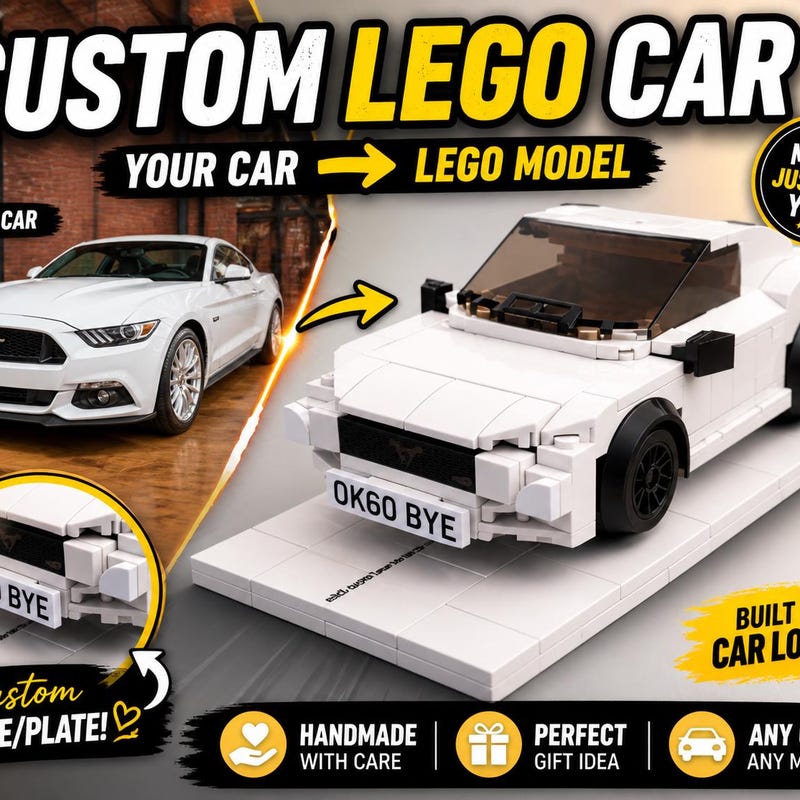 Legos Custom Car - Etsy UK