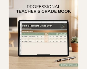 Teacher Grade Book Spreadsheet