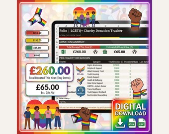 LGBTQ+ Charity Donation Tracker