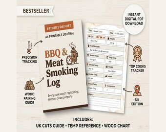 BBQ Meat Smoking Log