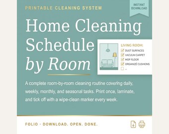Home Cleaning Schedule