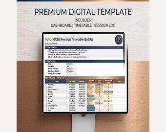GCSE Revision Timetable Builder
