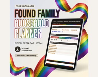 Found Family Household Planner