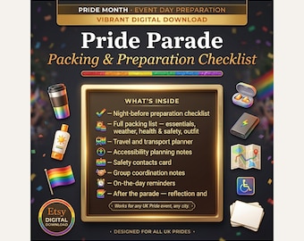 Pride Parade Packing Checklist