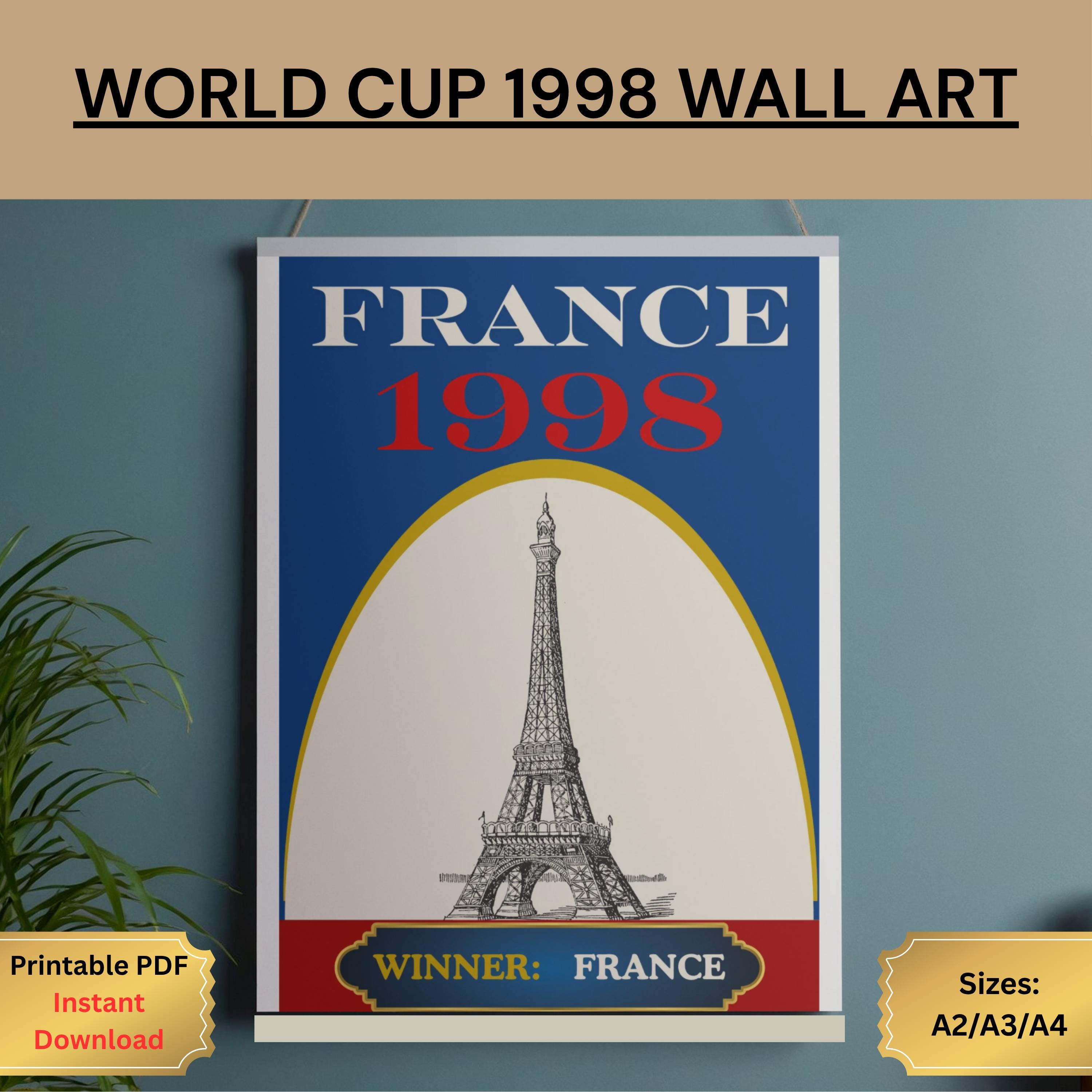 France 1998 - Etsy Hong Kong