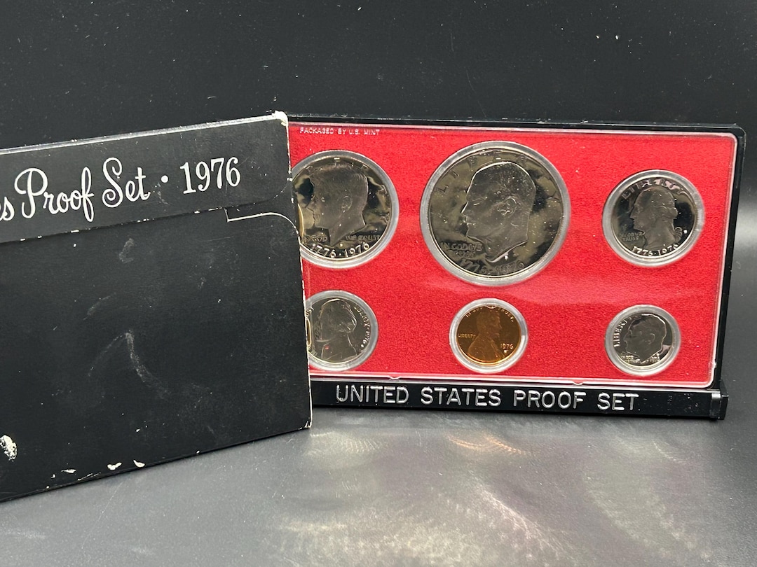 1976 United States Mint Proof Set - Bicentennial Coin Set - Six (6 ...