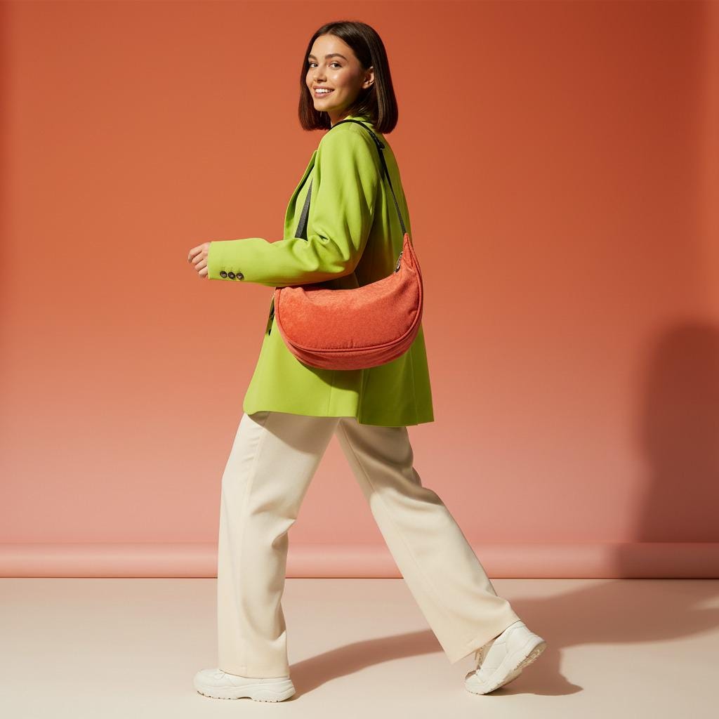Crescent Bag Sewing Pattern Pdf | Crossbody / Shoulder Bag | Beginner ...