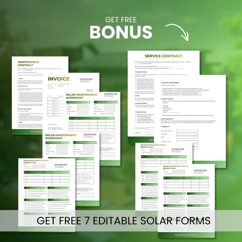 12-in-1 Solar Energy Business Social Media Templates (editable Canva ...