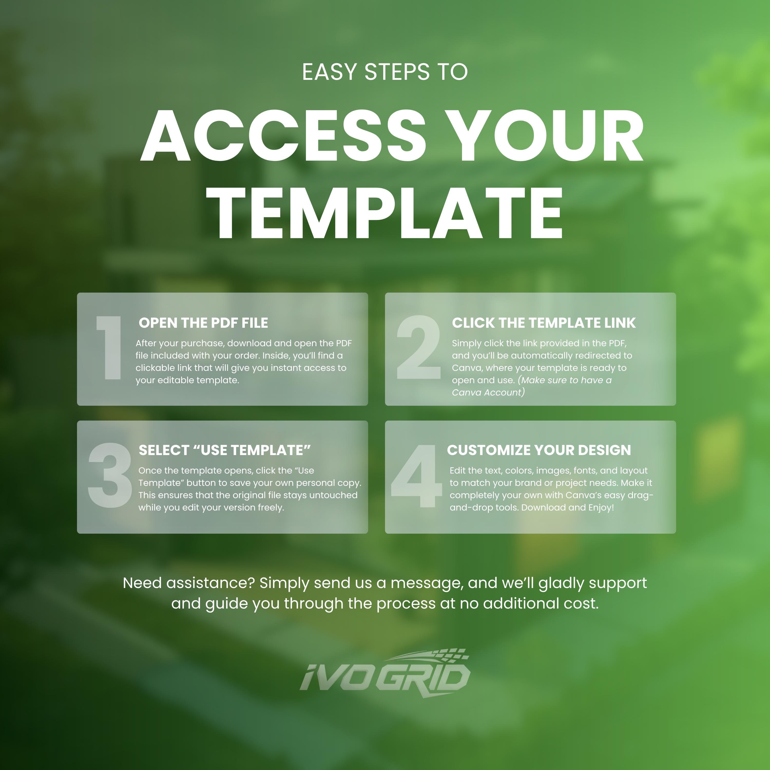 12-in-1 Solar Energy Business Social Media Templates (editable Canva ...
