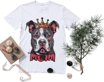 Pitbull King SVG PNG PDF | Royal Bully Breed Art | Dog Dad Mom Gift | Pitbull Vector for Cricut & Silhouette | Instant Download
