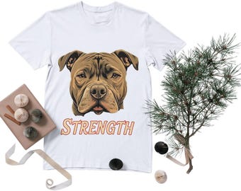 Pitbull Strength SVG PNG PDF Bundle | Powerful Bully Breed Digital Art | Motivational Dog Vector for Cricut & Silhouette | Instant Download