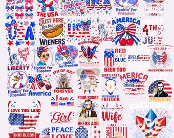 40+USA 250 Years Anniversary PNG Bundle: Retro American Flag Patriotic, 4th of July 1776-2026 Graphic, America 250 Celebration Shirt digital