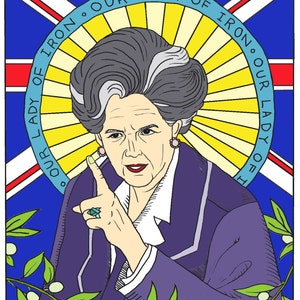 Margaret Thatcher, Iron Lady, Portraits, Coloring Pages for Adults, Colouring Pages, PDF, Printable image 2