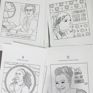 28 Amazing Black Women Coloring Book image 3