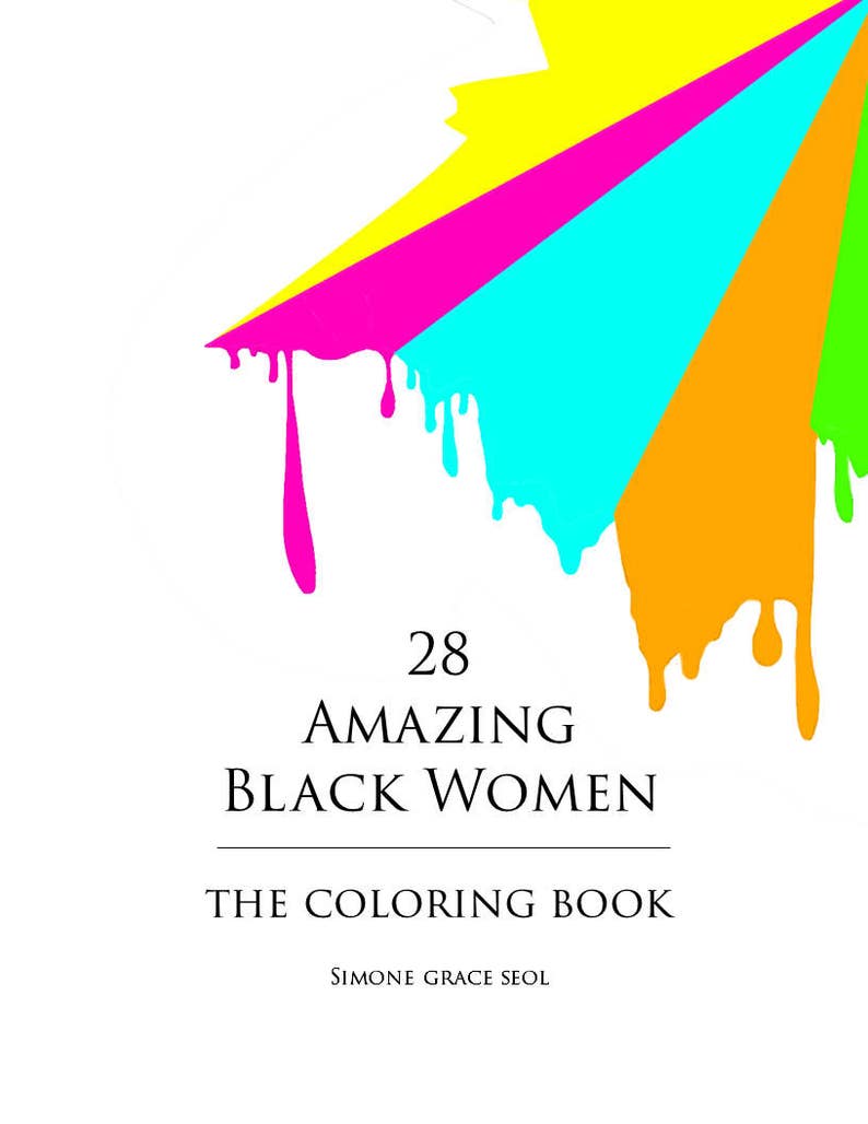 28 Amazing Black Women Coloring Book image 2