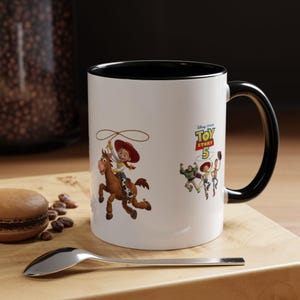 Toy Story 5 Characters Accent Coffee Mug | Jessie, Buzz, Forky Design image 5