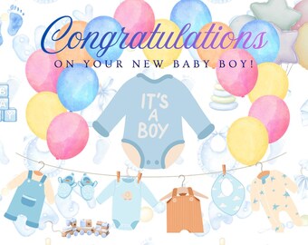 Baby Boy Cards
