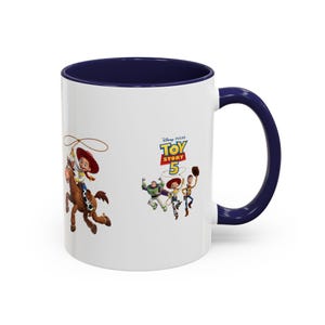 Toy Story 5 Characters Accent Coffee Mug | Jessie, Buzz, Forky Design image 8