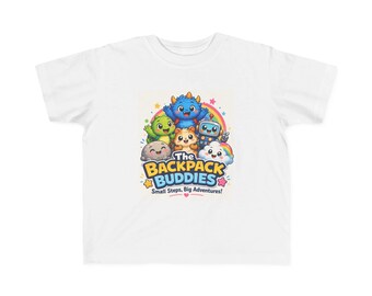 Backpack Buddies characters Toddler Tee | You Are Braver Inspirational Shirt