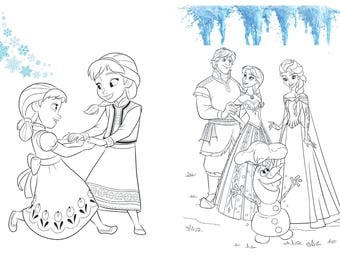 Frozen Colouring and Activities