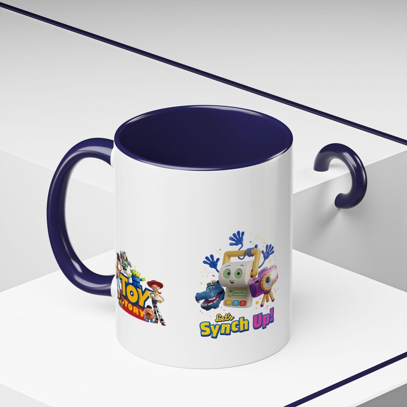 Toy Story 5 Characters Accent Coffee Mug | Jessie, Buzz, Forky Design image 12