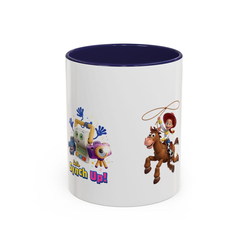 Toy Story 5 Characters Accent Coffee Mug | Jessie, Buzz, Forky Design image 7