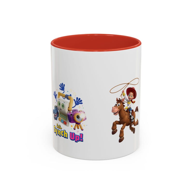 Toy Story 5 Characters Accent Coffee Mug | Jessie, Buzz, Forky Design image 19