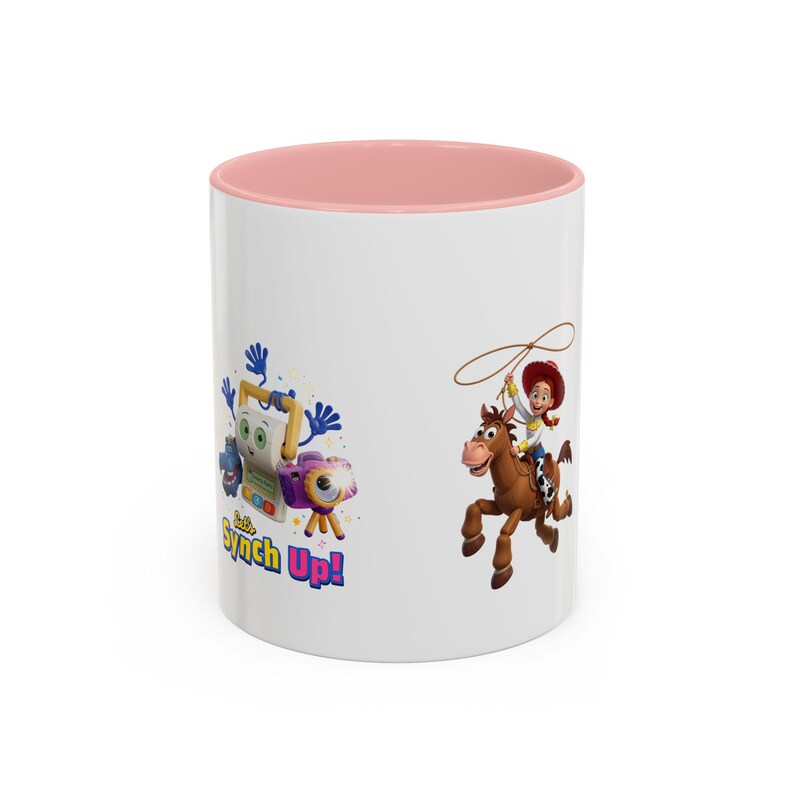 Toy Story 5 Characters Accent Coffee Mug | Jessie, Buzz, Forky Design image 13