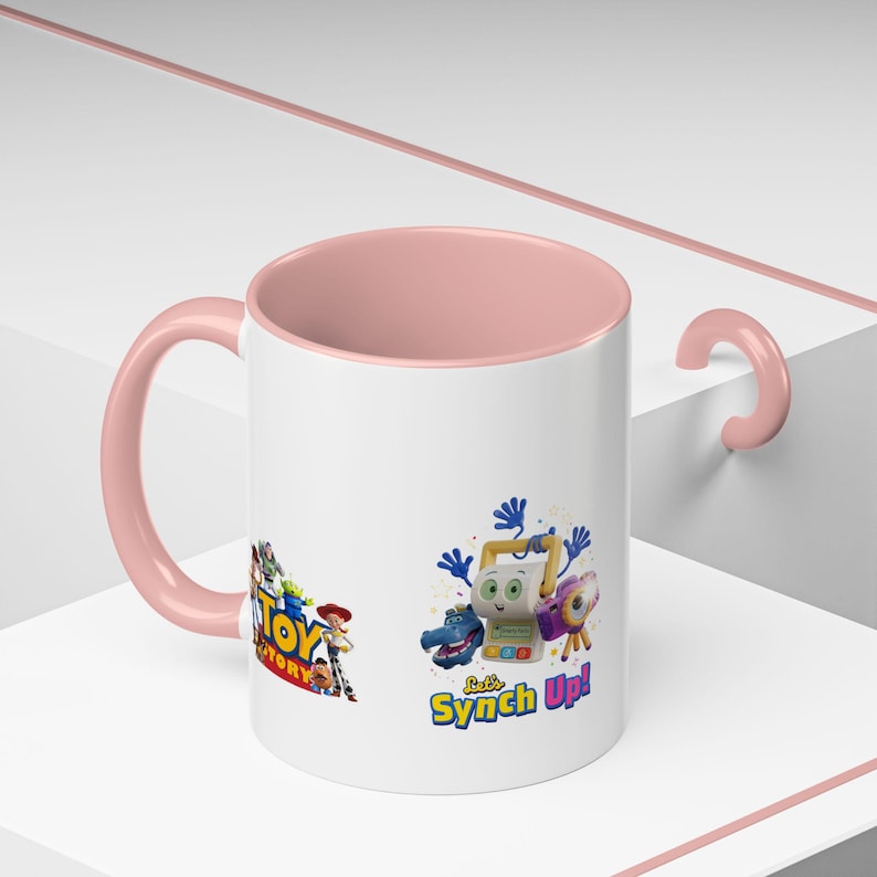 Toy Story 5 Characters Accent Coffee Mug | Jessie, Buzz, Forky Design image 18