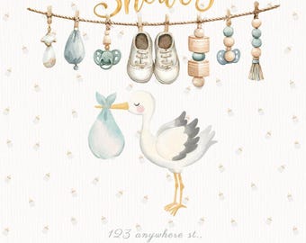 Baby Shower Editable