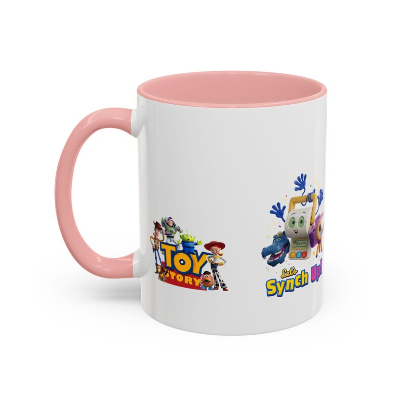 Toy Story 5 Characters Accent Coffee Mug | Jessie, Buzz, Forky Design image 15