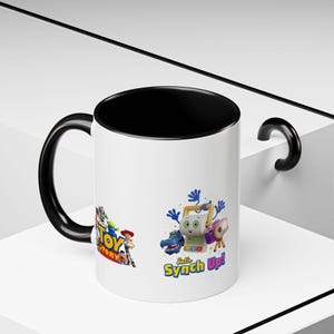 Toy Story 5 Characters Accent Coffee Mug | Jessie, Buzz, Forky Design image 6