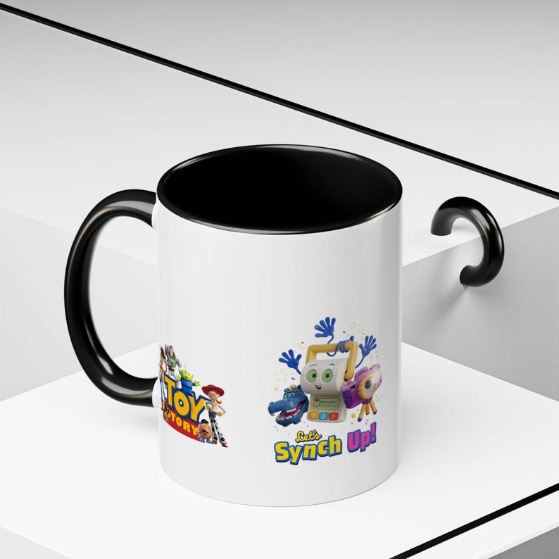 Toy Story 5 Characters Accent Coffee Mug | Jessie, Buzz, Forky Design image 6