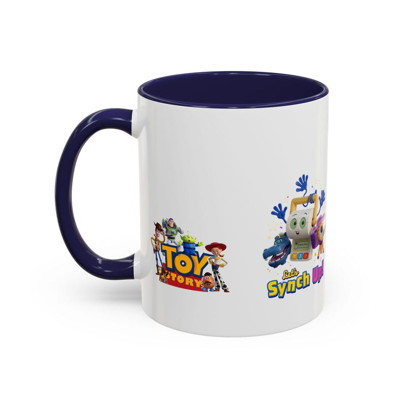 Toy Story 5 Characters Accent Coffee Mug | Jessie, Buzz, Forky Design image 9