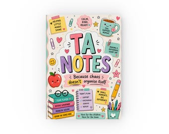 TA Notes journal | Teacher notebook, lesson planner, classroom organisation