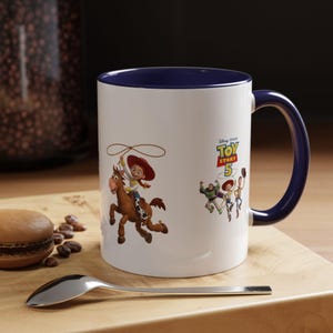 Toy Story 5 Characters Accent Coffee Mug | Jessie, Buzz, Forky Design image 11