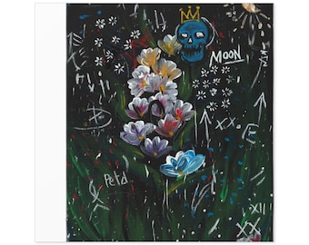 Basquiat Nachtblumen | Original Art X Aufkleber