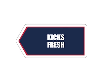 Kicks Fresh Pfeil links Spiegel Aufkleber | Rätsel Klassiker | von Este