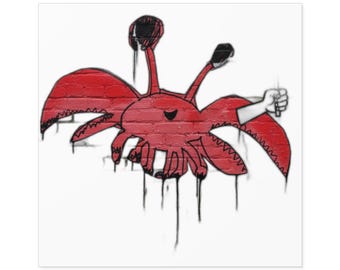 Banksy Krabbe | Original Art X Aufkleber