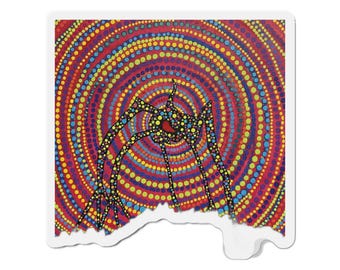 Kusama Spinne | Original Art X Die-Cut Magnet