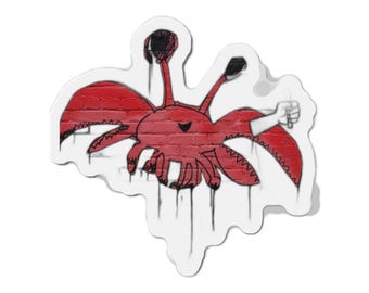 Banksy Krabbe | Original Art X Die-Cut Magnet