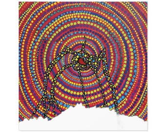 Kusama Spinne | Original Art X Aufkleber