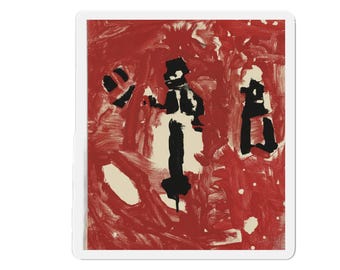 Fairy Abstrakter Mann | Original Art X Die-Cut Magnet